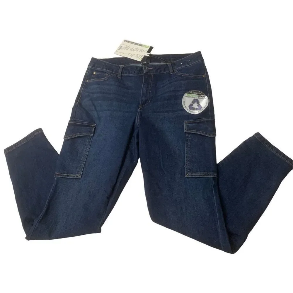 Cargo Style Skinny Jeans - Picture 2 of 7
